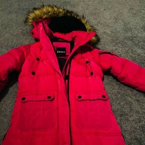 DKNY Girls Winter Coat 10/12